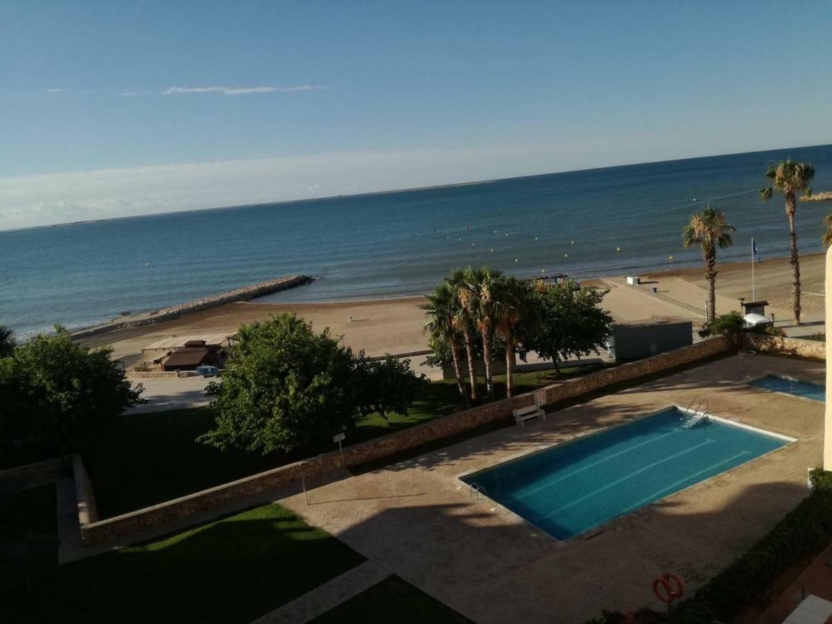 Atico Primer Linea De Mar Con Piscina En Ebrehogar Sant Carlos de la Ràpita エクステリア 写真